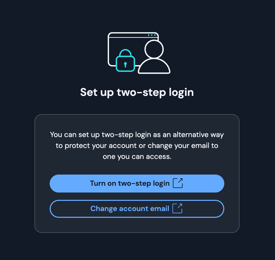 Bitwarden 2FA შეტყობინება